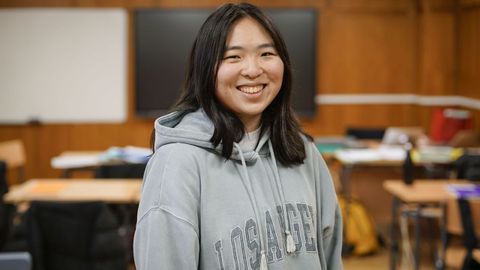 Iria estudia en el IES As Lagoas