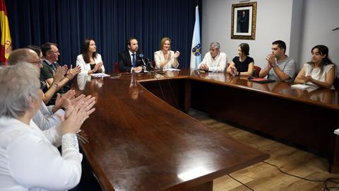 Eleccin do novo alcalde de Lousame, Esteban Ares