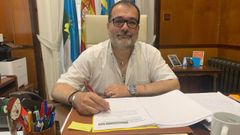 Roberto García, alcalde de Langreo