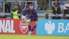 Daniel Bachmann, en un partido con el Watford