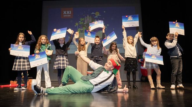 Entrega de premios dos Contos de Nadal 2024, na Casa da Cultura de Vimianzo