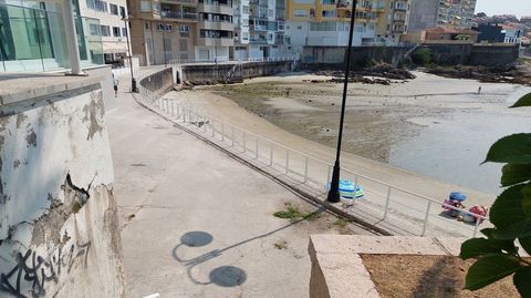 Playa de Lavapanos, uno de los puntos donde se ha detectado botellones en Sanxenxo