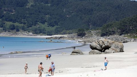 Playa de Nerga en Cangas