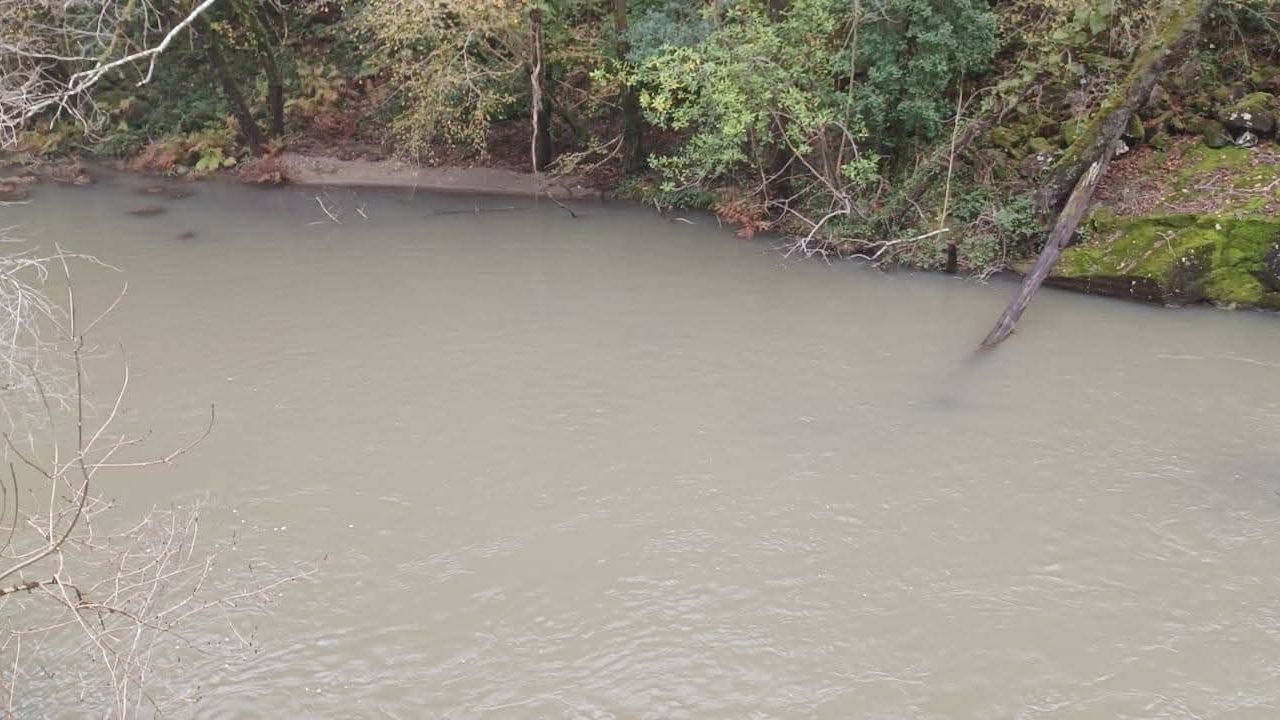 Preocupación entre los trabajadores del mar por la turbidez del río Eume: «No tiene buena pinta»