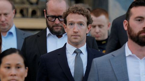 Zuckerberg, durante un proceso judicial en Los &Aacute;ngeles similar al de Nuevo M&eacute;xico.