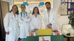 Mdicos del centro de salud de Palas de Rei que ofrecern informacin sobre los problemas del tabaquismo