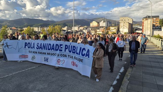 As� se vivi� la protesta sanitaria en O Barco