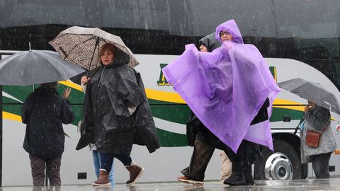 Da de lluvia y mal tiempo en Vigo este mircoles