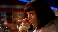 As es el icnico flequillo de Uma Thurman en Pulp Fiction