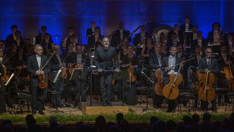 Imaxe da Real Filharmon�a de Galicia, que conmemora os seus 30 anos