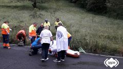 Accidente laboral en Cangas del Narcea.