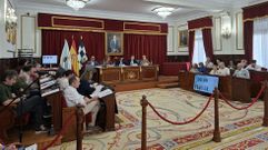 Pleno municipal ordinario del mes de mayo, donde se aprob� la disoluci�n de la empresa de turismo.