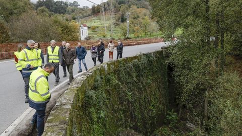 La nueva pasarela se construir junto a la carretera OU-150.