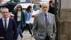El delegado de Loter&iacute;as Miguel Reija a su llegada a la &uacute;ltima sesi&oacute;n del juicio de la primitiva de 4,7 millones perdida en A Coru&ntilde;a