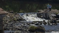 La fuga de la presa de A Ponte Maceira afecta a la captaci�n de Ames en el Tambre