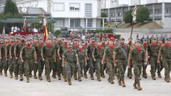 Dos mil de los seis empleos p�blicos que hay en en el municipio Pontevedra son de las Fuerzas Armadas