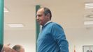 Alberto Serrano, durante el juicio