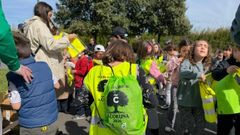 Escolares del Sal Lence en el parque de San Diego en el D�a del �rbol