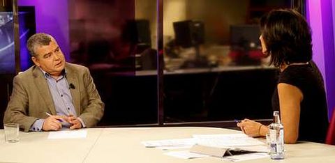 El juez que instruye el caso del robo del C�dice Calixtino estuvo ayer en el primer programa de la temporada de �V�a V�.