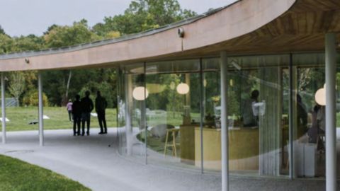 proyecto reforma muro san lorenzo gijon.Concepto del nuevo centro de informaci�n tur�stica