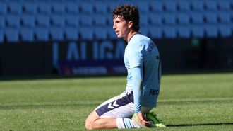 El jugador del Celta Fortuna Hugo Gonz�lez est� firmando un gran a�o.