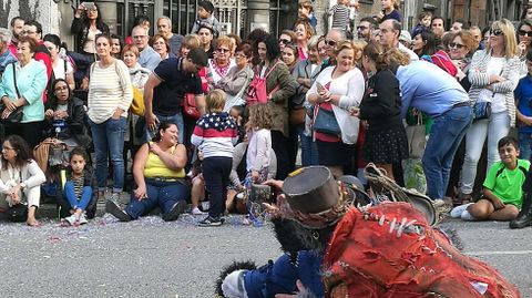 Un selfie dentro del desfile del Da de Amrica en Asturias.Un selfie dentro del desfile del Da de Amrica en Asturias