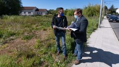 El edil de Urbanismo, Manuel Polo, y el alcalde, Juventino Trigo