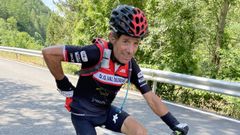 Tito compite con el Tres Lunas Valdeorras en la modalidad de maratn de ciclismo de montaa