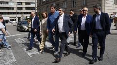 Besteiro con Patxi L�pez este viernes en Ourense