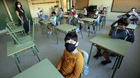 Vuelta al cole en el colegio de Barcelos