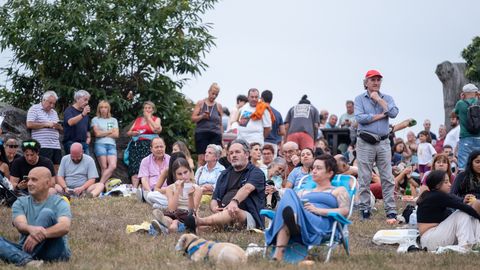 Eclipse total en Asturias desde el Parque de los Pericones, en Gij�n