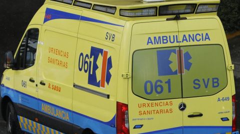 Foto de archivo de una ambulancia