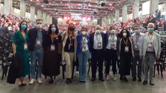 Los socialistas lucenses en el congreso de Valencia