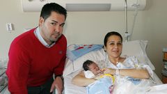 Yisela es el primer beb� del 2020 en Vigo.