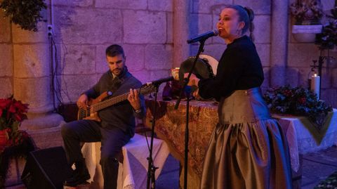 Ic�a Varela, en un momento de la presentaci�n de su disco, �Mens�