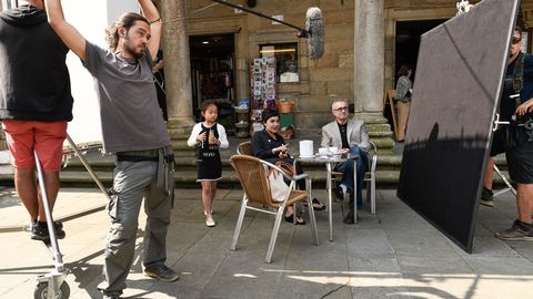 Santiago se convirti en un plat para la grabacin de la serie de Netflix El caso Asunta. 30/06/2024