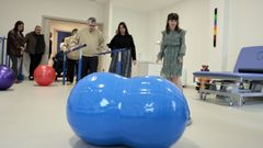 Cinco usuarios de Aspanane visitaron ayer por primera vez el Fogar Residencia (en la imagen, uno de los espacios)