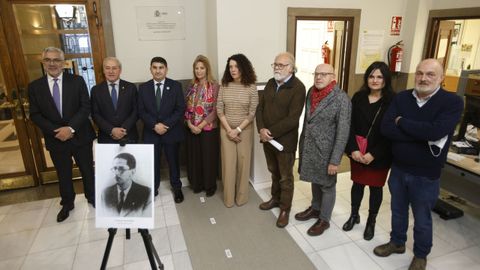 Homenaje a Ramón García Núñez, gobernador civil de Lugo que fue fusilado en 1936