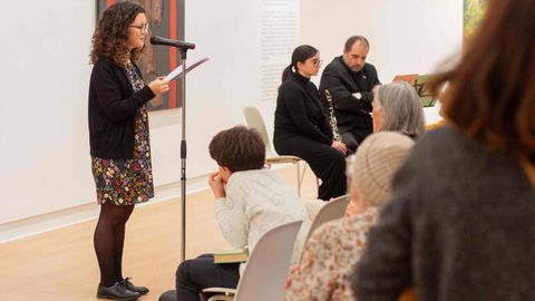 Conmemoraci�n do D�a de Rosal�a na Fundaci�n Manuel Moldes de Pontevedra