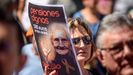 Manifestacin de pensionistas en Bilbao