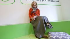 Ana Garc�a, presidenta de la Asociaci�n Espa�ola Contra el C�ncer (AECC) en Pontevedra, en una imagen de archivo