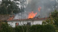 INCENDIO EN UNA CASA EN MONTELLOS