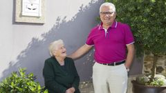 Estrella Ternande, junto al m�sico Jacinto Paredes