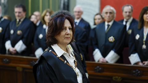 Teresa Peramato en su toma de posesin como fiscal general del Estado.
