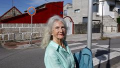 Adela Montes Casti�eira, Nina, en la R�a dos Montes de Pontevedra, que se llama as� por el taller de carpinter�a de muebles de su padre