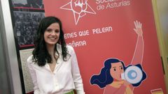 La secretaria de Juventudes Socialistas de Asturias, Olaya Rosell