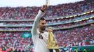 �lex Baena, celebrando el gol del triunfo ante Uruguay.