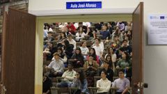 Inicio de curso el pasado mes de septiembre en la Facultade de Econmicas de la USC