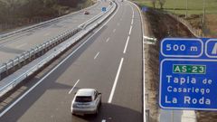 A-8 a la altura de Tapia, en imagen de archivo