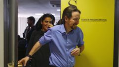 Primeras palabras de Errej�n e Iglesias tras los cambios en Podemos